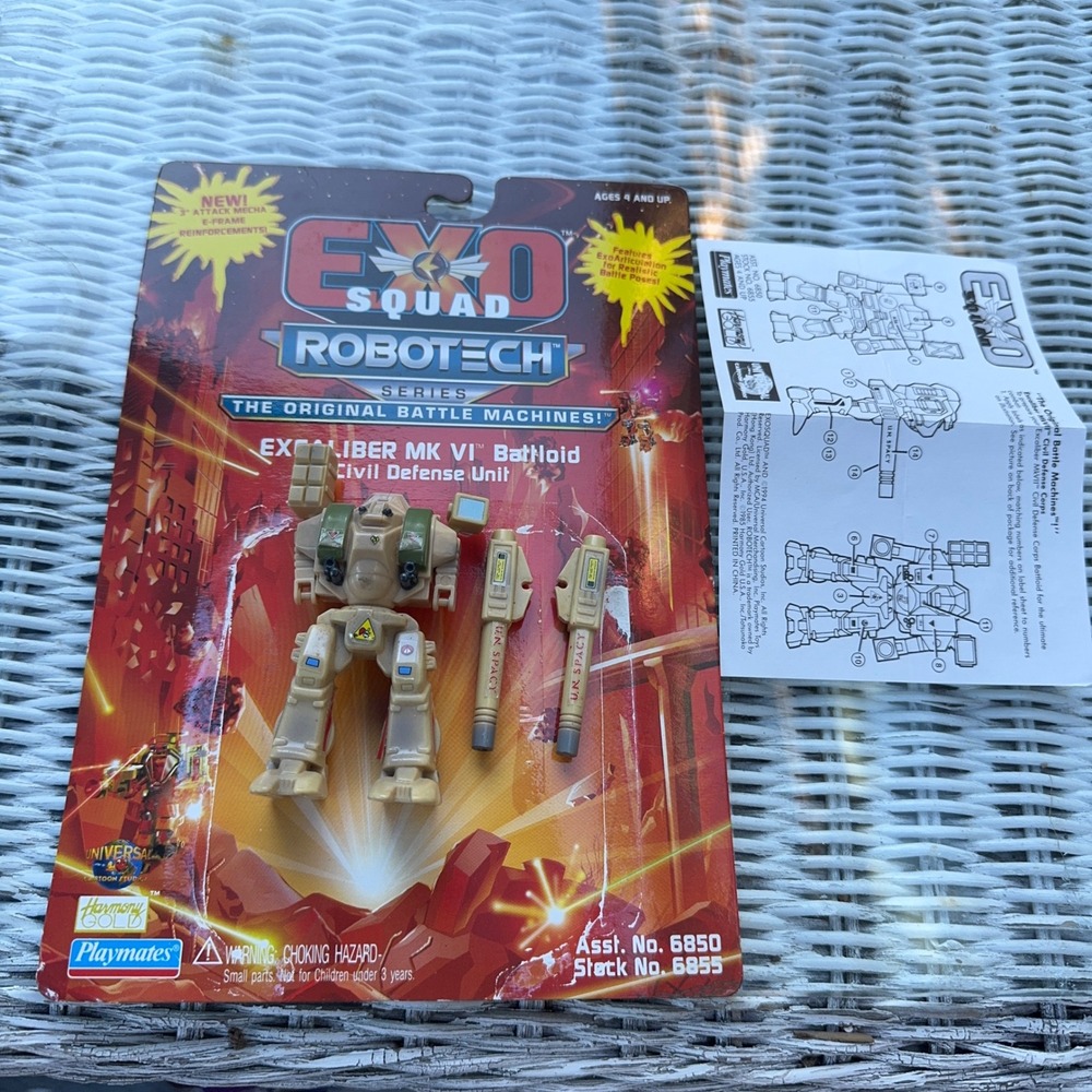 Playmates Exo-Squad Robotech Excaliber MK VI Battloid Action Figure